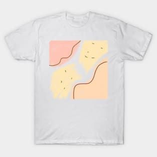 Yellow orange watercolor art print T-Shirt